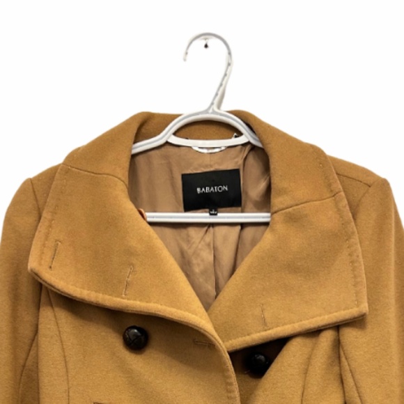 Babaton Camel Wool Peacoat | S - Picture 8 of 8